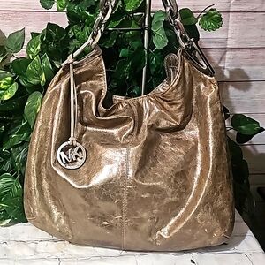 Michael Kors Foil Metallic Bag